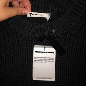 Alexander Wang black knit sweater